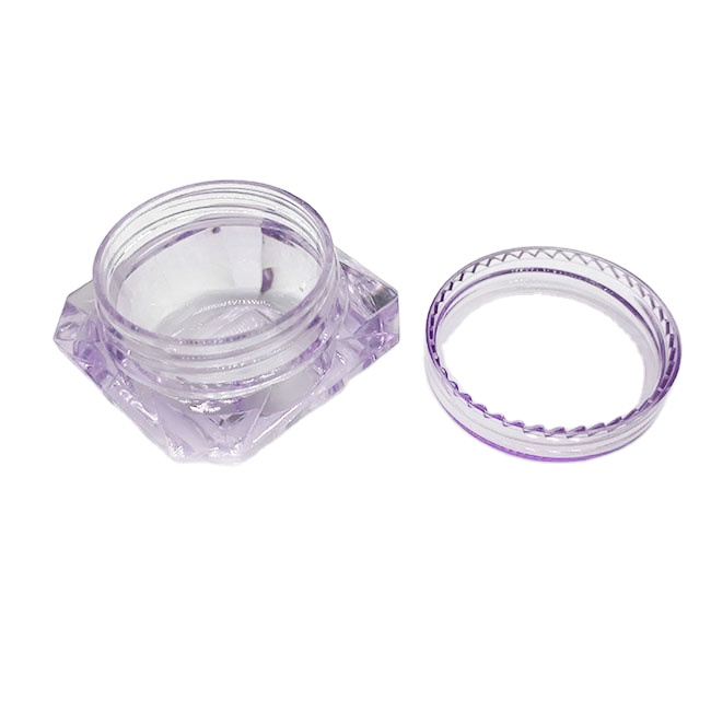 Plastic cosmetic jars skin care packaging