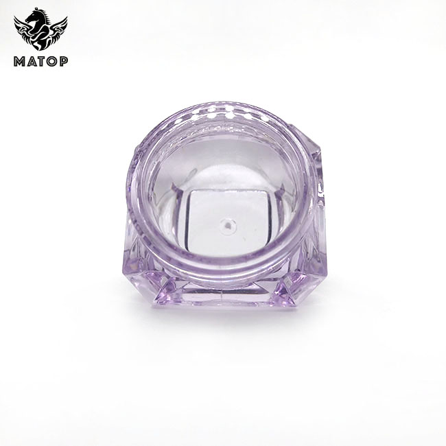 Plastic cosmetic jars skin care packaging
