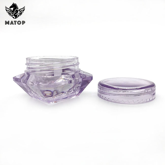 Plastic cosmetic jars skin care packaging