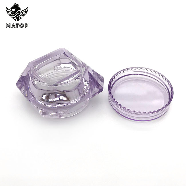 Plastic cosmetic jars skin care packaging