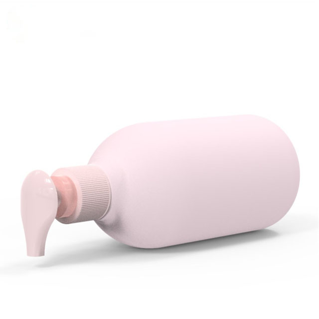 Plastic cosmetic lotion bottles with spray pump for shampoo 28 400 28 410