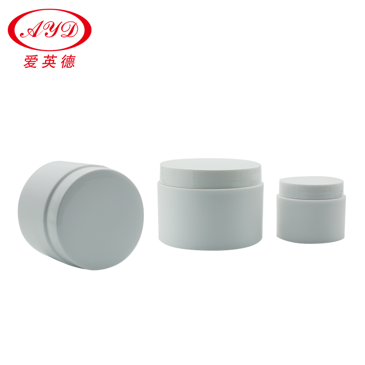 Plastic cream bottle Hand cream empty bottle Matte white bottle 7 oz pp jar