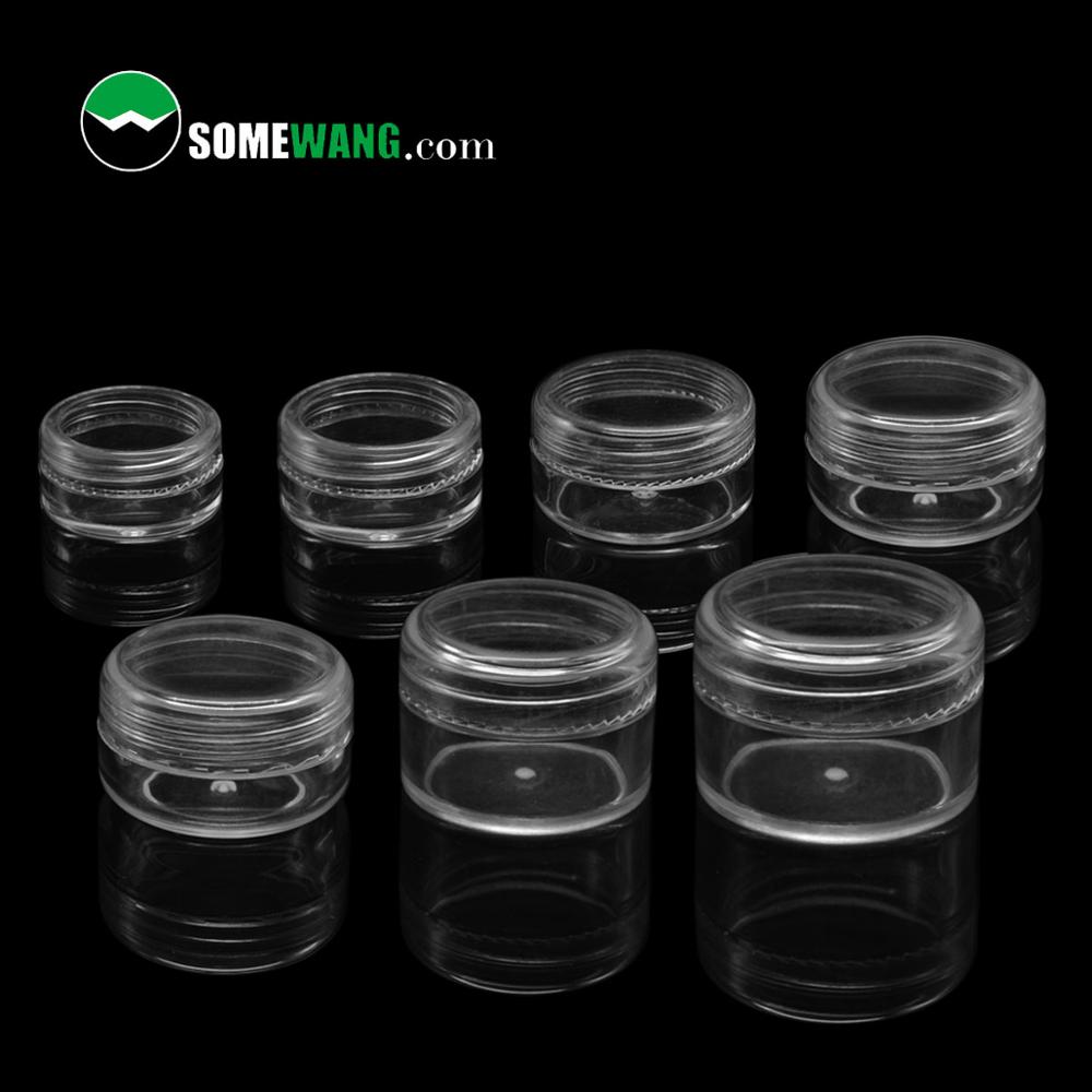 Plastic mini fancy small sample jar cosmetic cream jar 30g