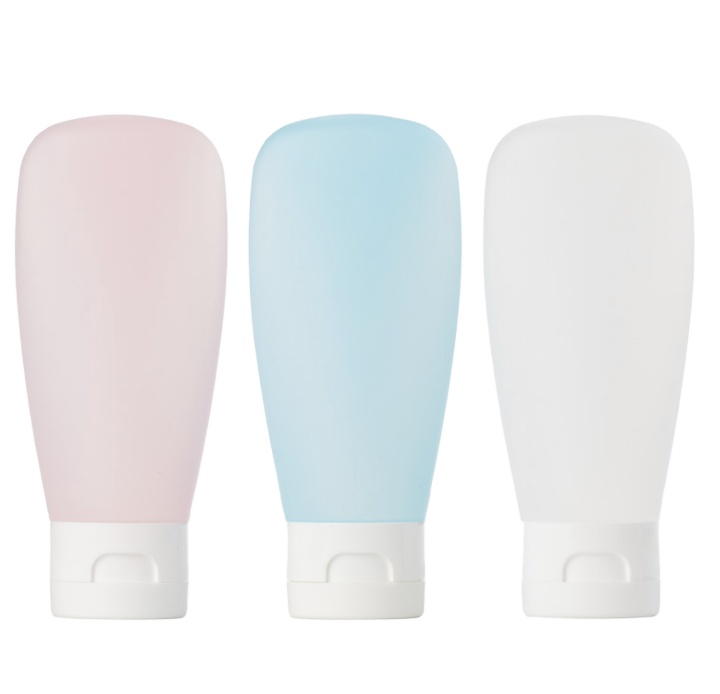 Plastic tubee clamshell screw squeeze bottle travel cleanser Shampoo body wash lotion multi-color package bottle