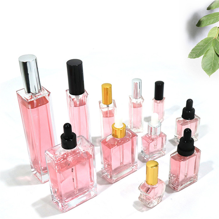 Pocket Custom Wholesale Pink 30ml Refillable 50ml Crystal Luxury Empty Glass Perfume Spray Bottle 30ml 100ml Glass For Women