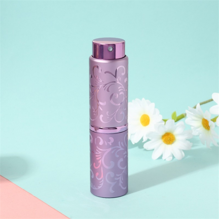 Pocket Perfume Atomizer 5ml Perfume Refill Bottle with Sprayer Portable Perfume Atomizer Aluminum Refillable Colored Travel