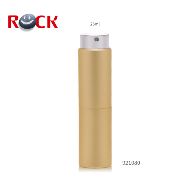 Pocket sized mini travel perfume atomizer empty 15ml 20ml refill aluminum perfume bottles with pump sprayer
