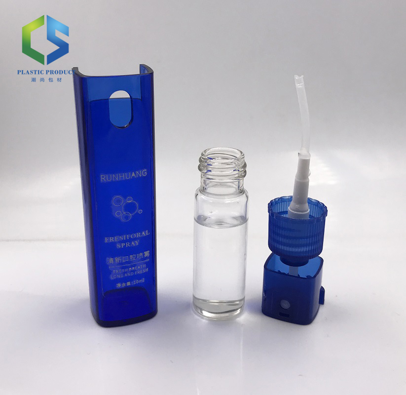 Pocket sized pp small pocket spray bottle empty 10ml 15ml 20ml square shape credit card pocket spray bottle 10ml