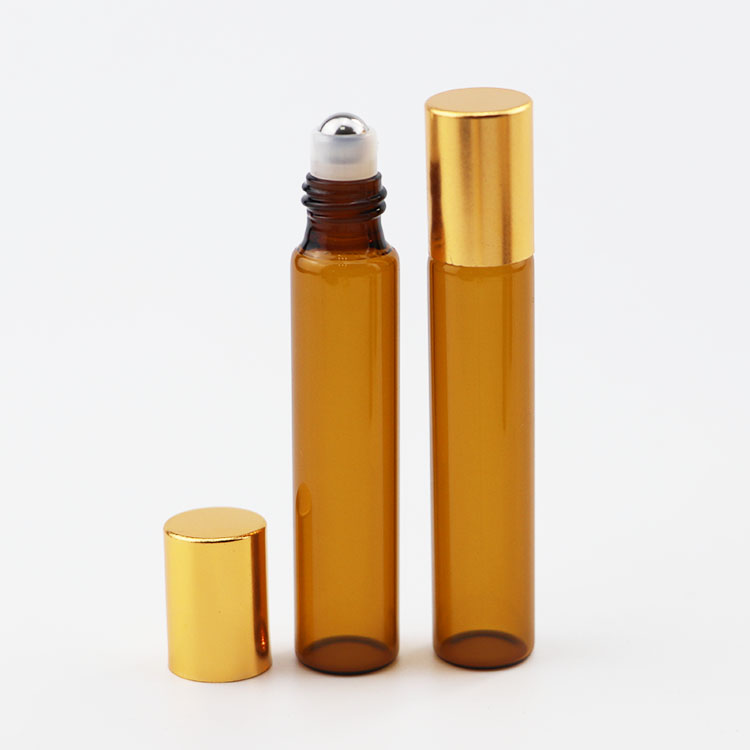 Popular 1ml 2ml 3ml 5ml 8ml 10ml Roll Balls On Tubular Glass Vial Roller Ball Serum Perfume Oil Bottles