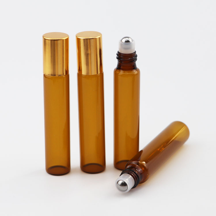 Popular 1ml 2ml 3ml 5ml 8ml 10ml Roll Balls On Tubular Glass Vial Roller Ball Serum Perfume Oil Bottles