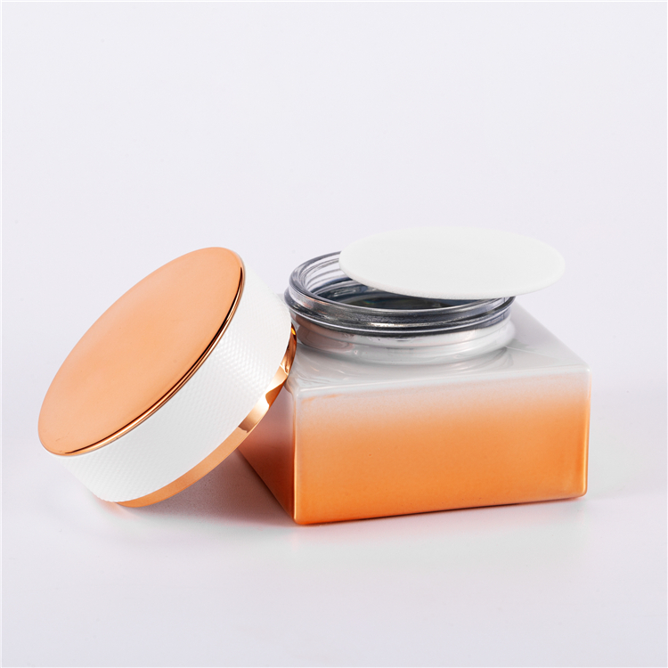 Popular 30g 50g 40ml 100ml 120ml Rose Gold Pump Bottle Glass Cosmetic Bottles