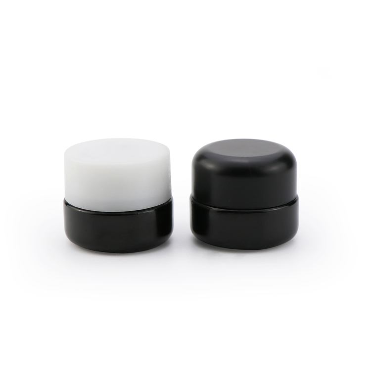 Popular 3ML 5ML 7ML 9ML Glass CRC Concentrate Container Child Proof Jar With Resistant Lid