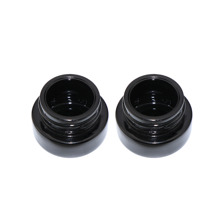 Popular 3ML 5ML 7ML 9ML Glass CRC Concentrate Container Child Proof Jar With Resistant Lid