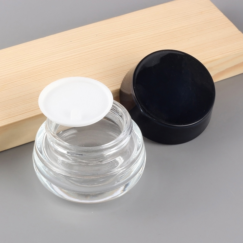 Popular 50G Clear Anti Wrinkles Face Eye Cream Packaging Glass Jar