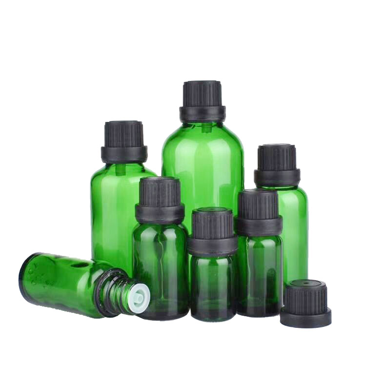 Popular 5ml 10ml 15ml 20ml 30ml 50ml 100ml 150ml 200ml essential oil glass bottle with dropper cap for cosmetic packaging