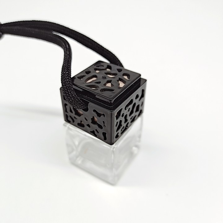 Popular 5ml Square Shape car hanging Empty perfume car diffuser car perfume bottle