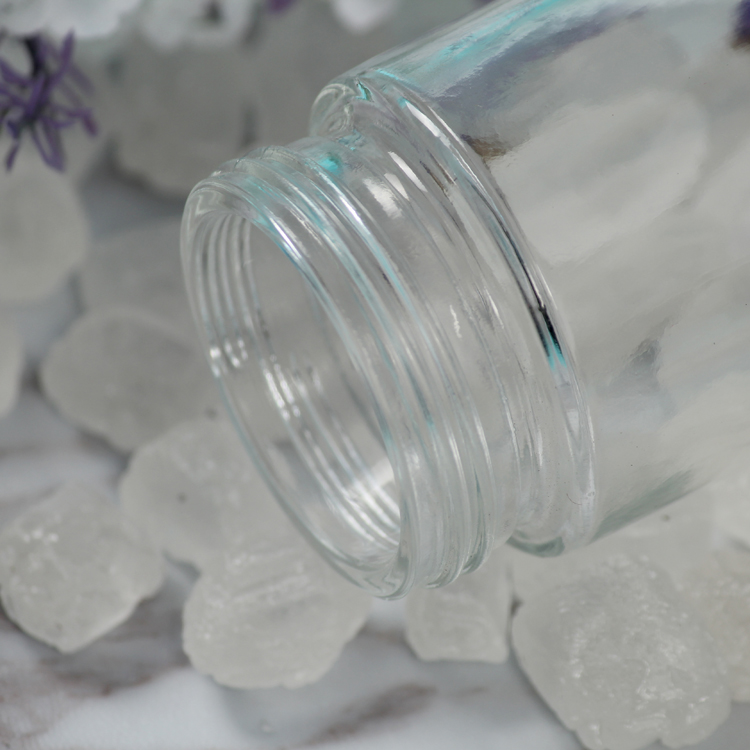 Popular And New Style 100Ml Capsule Pill Clear Glass Bottles for Hair Capsules
