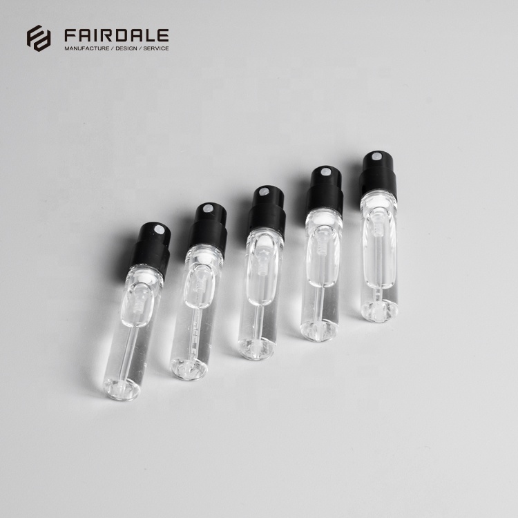 Popular Clear Tube 2ml 3ml 4ml 5ml Glass Spray Perfume Bottles Vial Glass Bottle 5ml Glass Vials