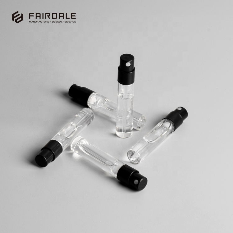 Popular Clear Tube 2ml 3ml 4ml 5ml Glass Spray Perfume Bottles Vial Glass Bottle 5ml Glass Vials