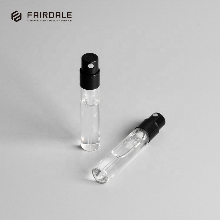 Popular Clear Tube 2ml 3ml 4ml 5ml Glass Spray Perfume Bottles Vial Glass Bottle 5ml Glass Vials