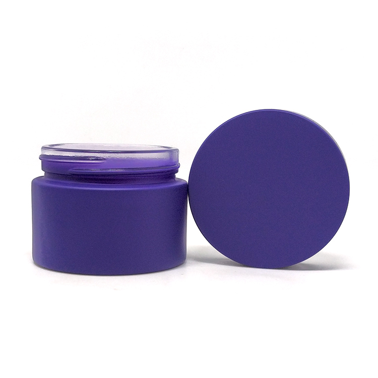 Popular Custom Color 10g 15G Empty Glass Jar for Skin Care Cream