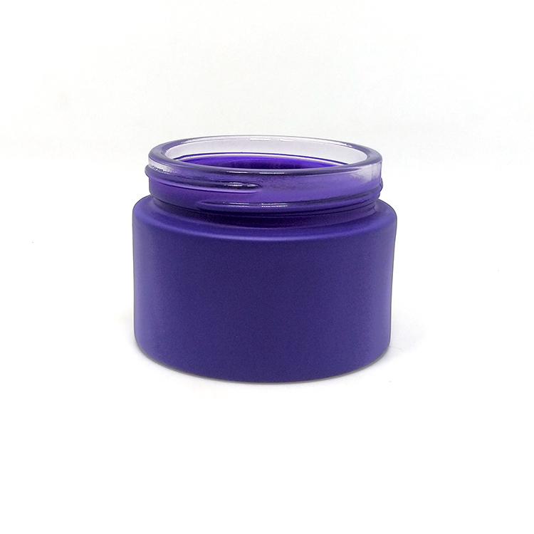Popular Custom Color 10g 15G Empty Glass Jar for Skin Care Cream