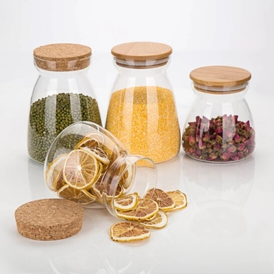 Popular Europe and AmericaT type high borosilicate glass storage jar
