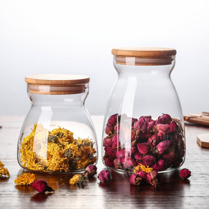 Popular Europe and AmericaT type high borosilicate glass storage jar