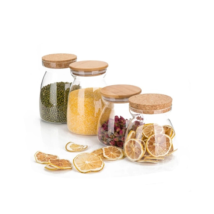 Popular Europe and AmericaT type high borosilicate glass storage jar
