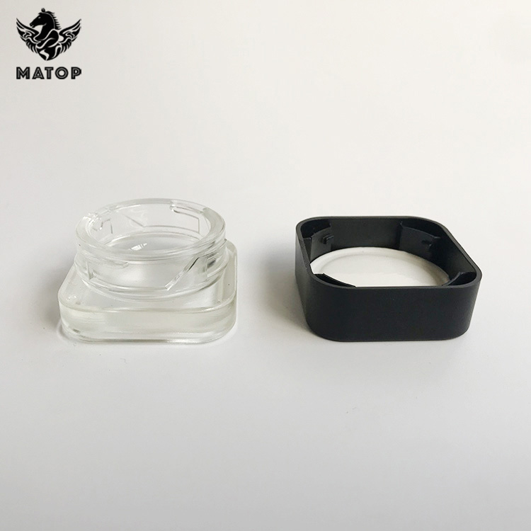 Popular USA Market Child Resistant 5ml 7ml 9ml Glass Jar Container