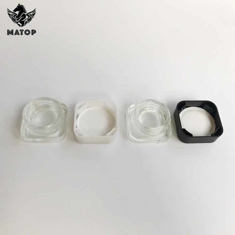 Popular USA Market Child Resistant 5ml 7ml 9ml Glass Jar Container