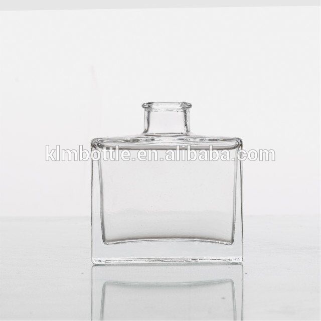 Popular empty 100ml rectangle aroma reed diffuser bottles with corks