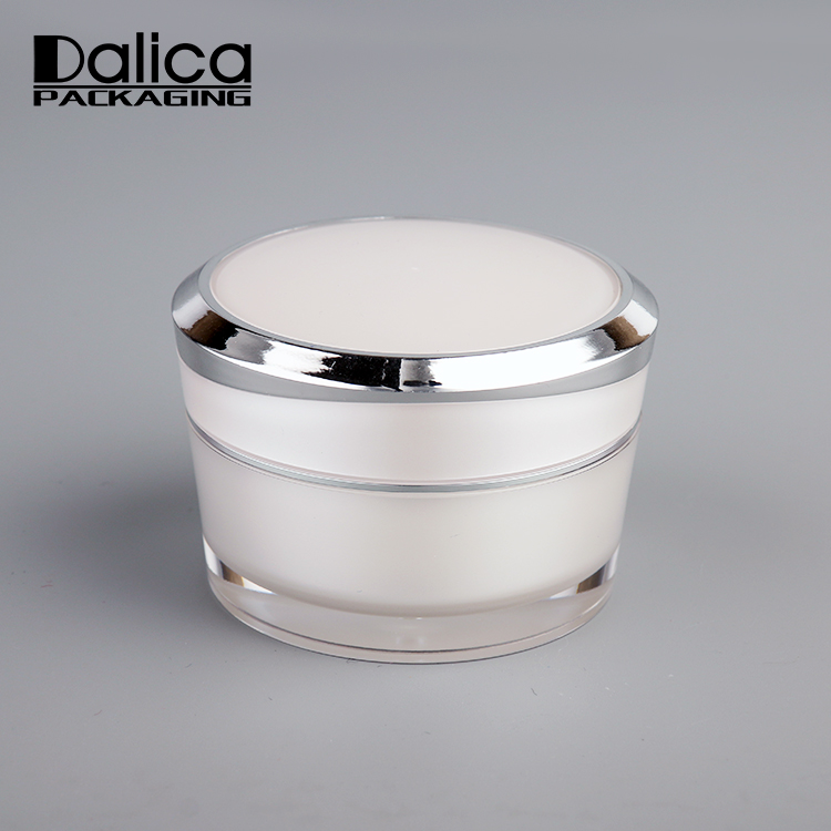 Popular empty plastic custom 5g 10g small cosmetic jar