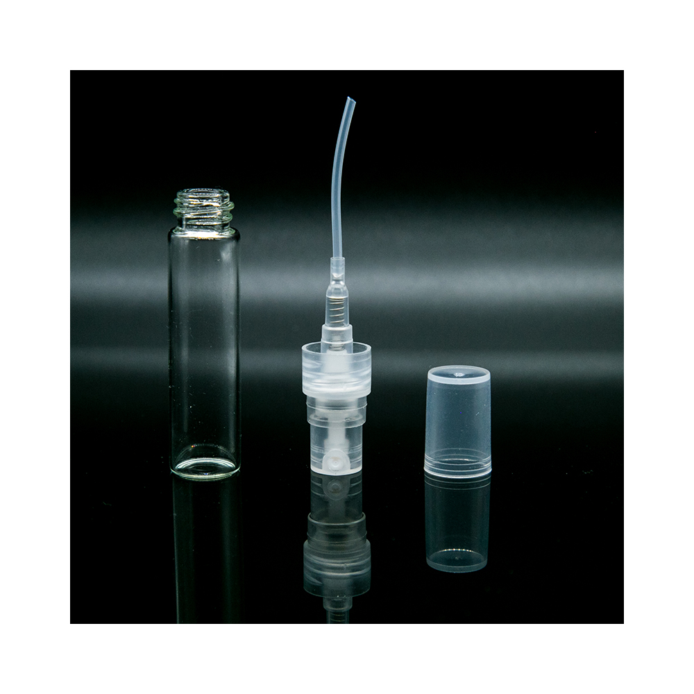 Popular fashion 2ml 3ml 5ml perfume sample plastic spray sub-bottle