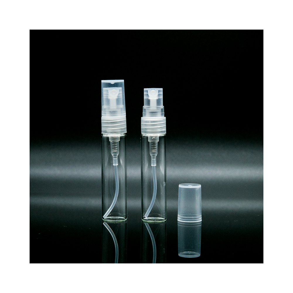 Popular fashion 2ml 3ml 5ml perfume sample plastic spray sub-bottle