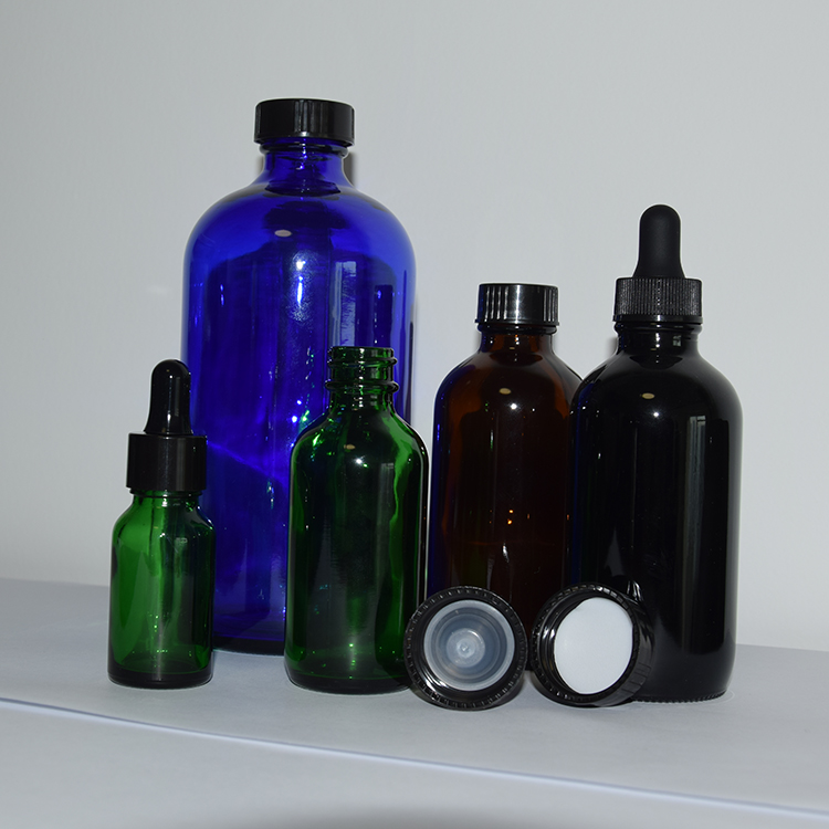 Popular glass bottles Boston Round