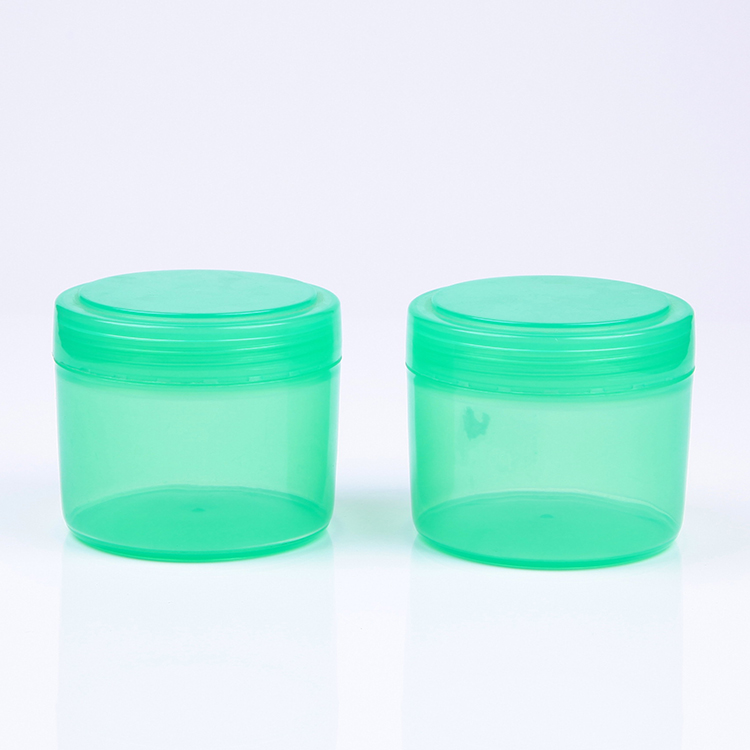 Popular oval shape plastic jar 250 ml