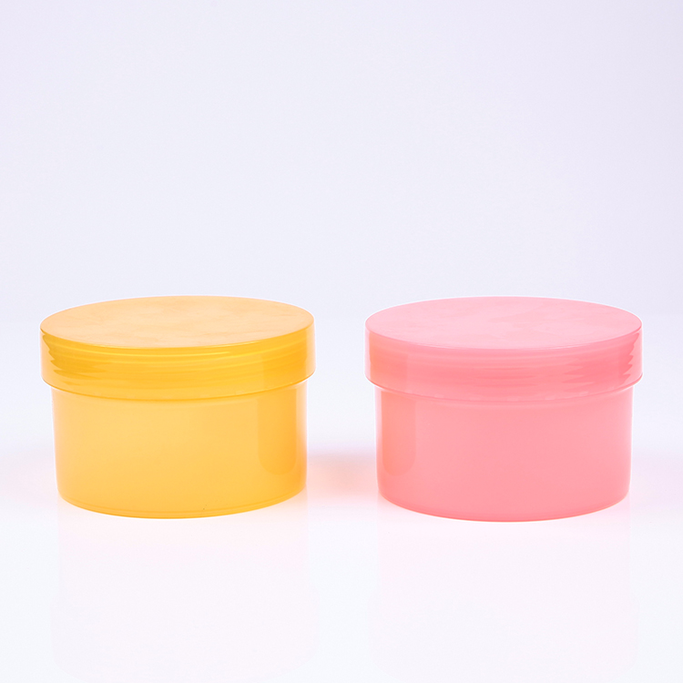 Popular oval shape plastic jar 250 ml