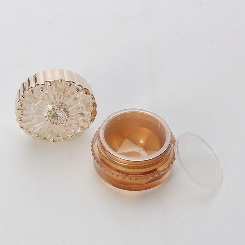 Popular products 5g luxury empty portable plastic cream jar, face cream jar