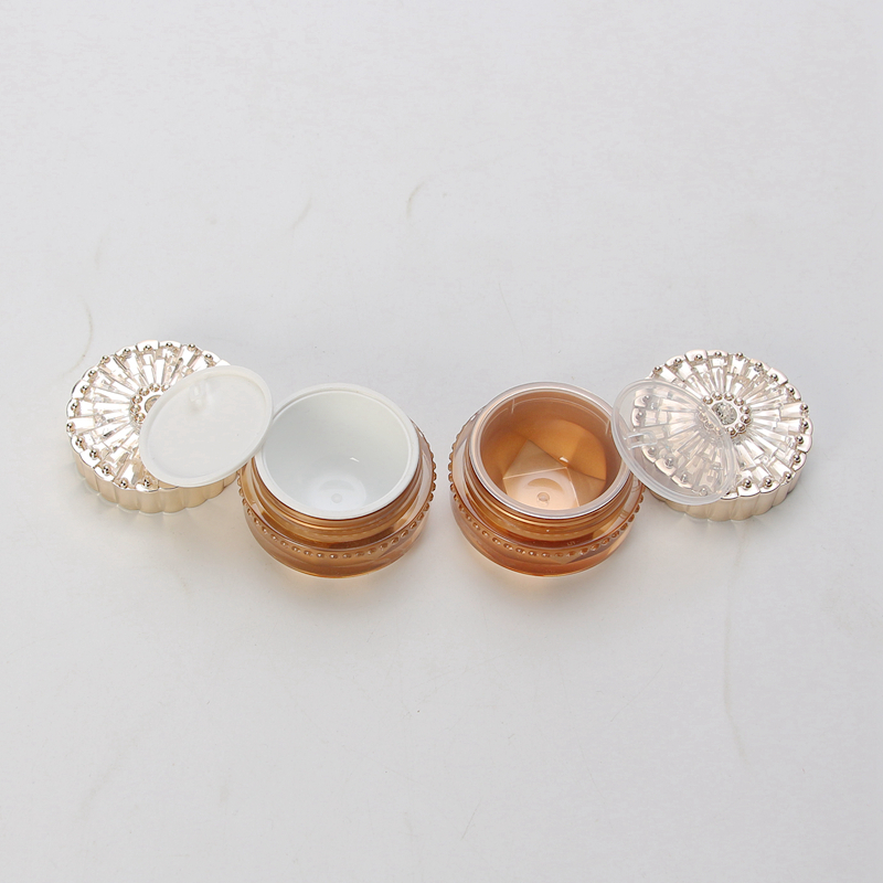 Popular products 5g luxury empty portable plastic cream jar, face cream jar
