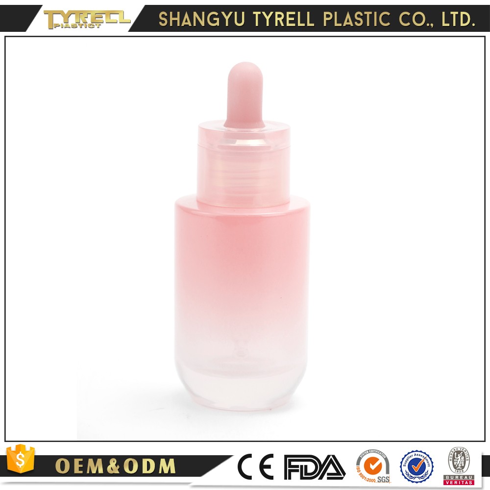 Popular style glass cosmetic containers skin care luxury cosmetic lotion bottle and cream jar set pink