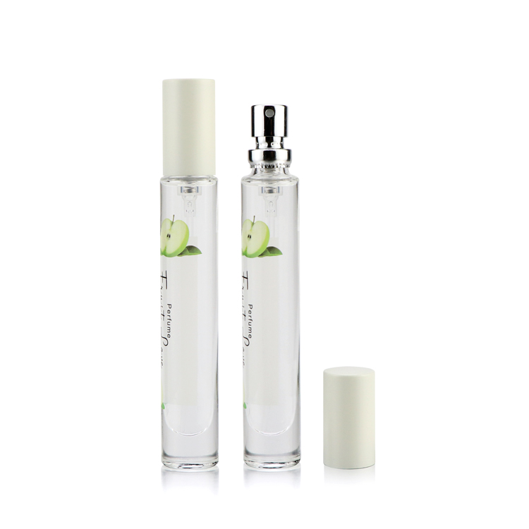 Portable 10ml glass vials sprayer perfume glass bottle