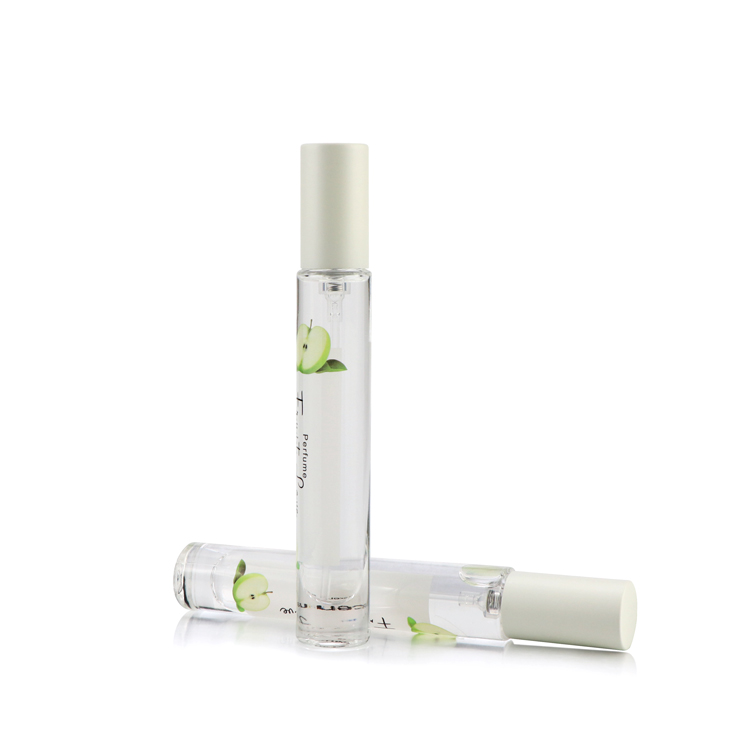 Portable 10ml glass vials sprayer perfume glass bottle