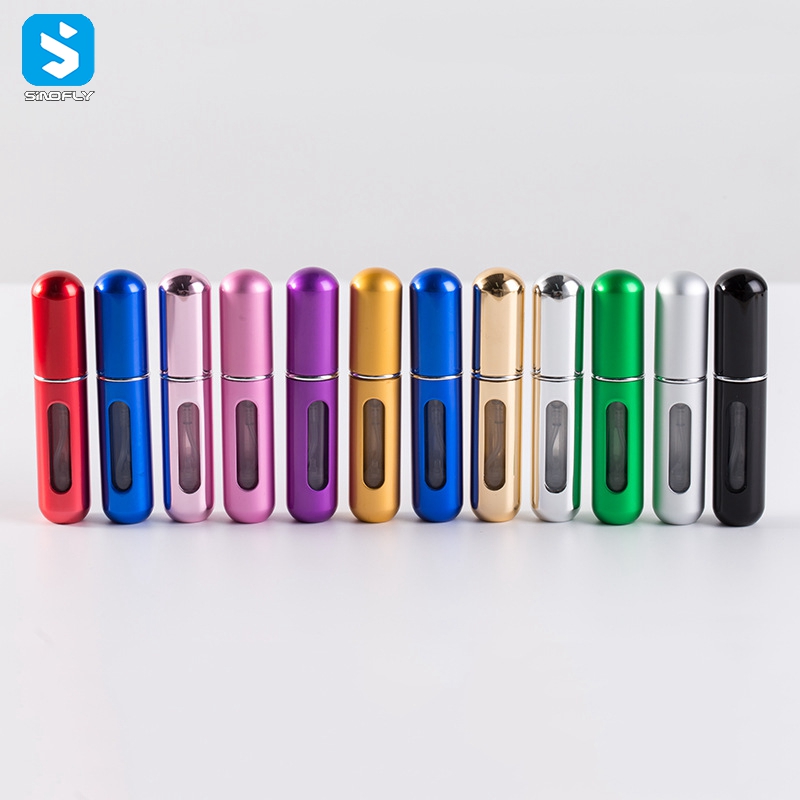 Portable 5 ml perfume bottle hot selling atomizer dispenser travel bottle spray refilling bottle