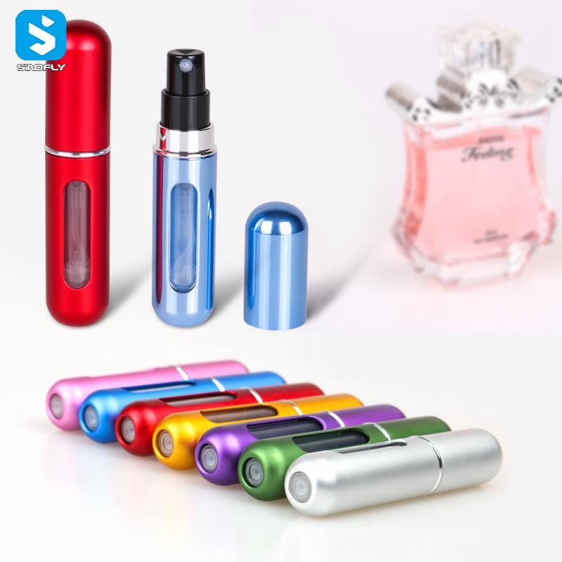 Portable 5 ml perfume bottle hot selling atomizer dispenser travel bottle spray refilling bottle