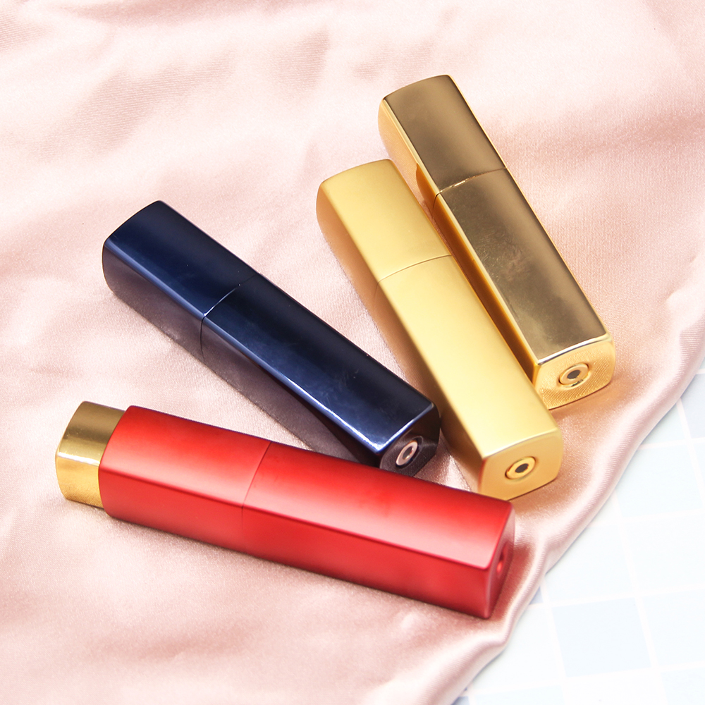 Portable 5ml 8ml refillable aluminium atomizer refillable lady mini travel-sized perfume bottle atomizer