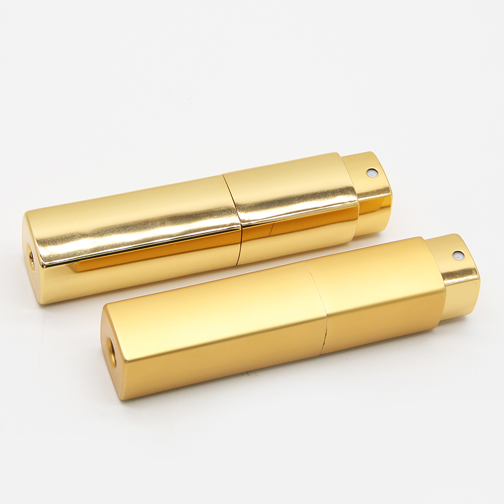 Portable 5ml 8ml refillable aluminium atomizer refillable lady mini travel-sized perfume bottle atomizer