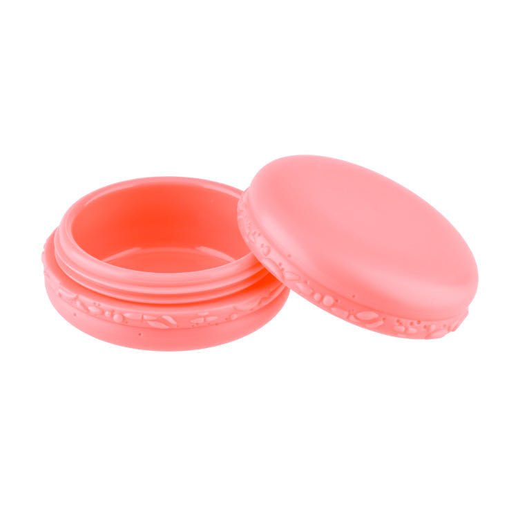 Portable Macaron Colored Plastic Cream Jars 10g Cute Plastic Cosmetic Packing Jars for Hand Cream Face Cream Mask