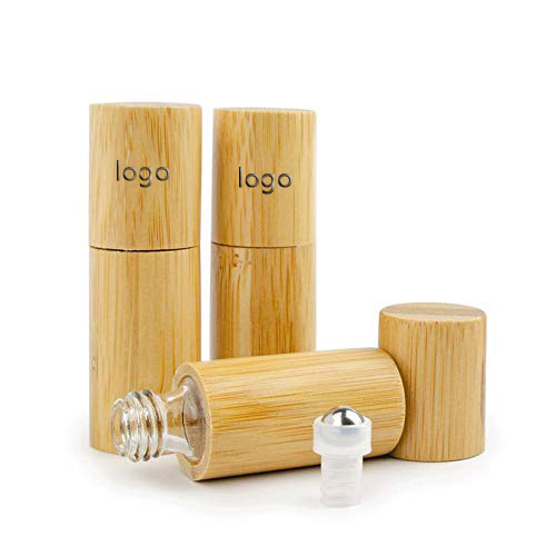 Portable Massage Stainless Steel Roll On Bottle 10ML Travel Aromatherapy Oil Perfume Bottles