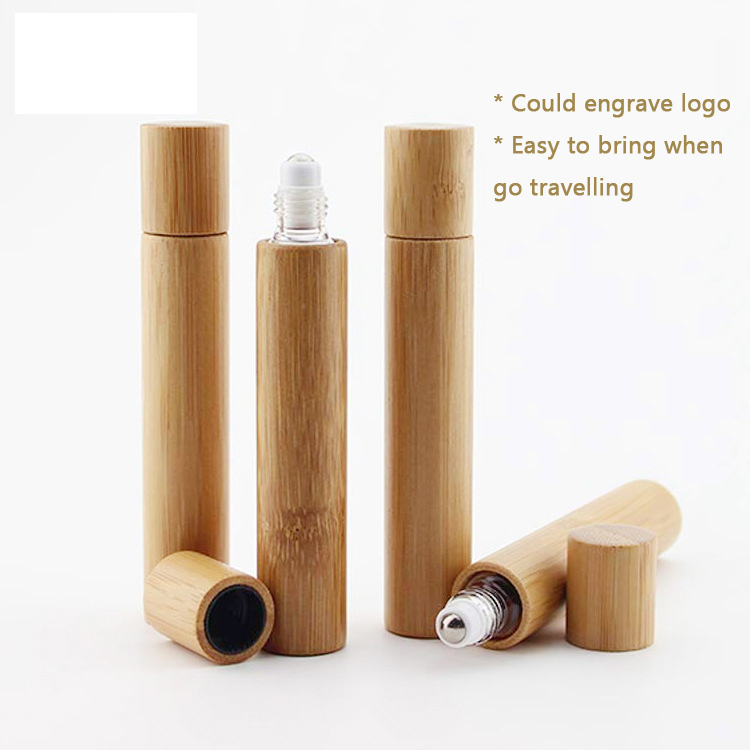 Portable Massage Stainless Steel Roll On Bottle 10ML Travel Aromatherapy Oil Perfume Bottles